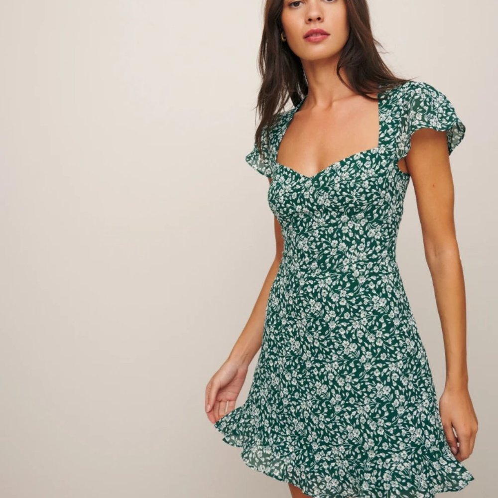 Reformation - NWT Cadence Dress (Color: Shamrock, Size: 8) Retail: $218